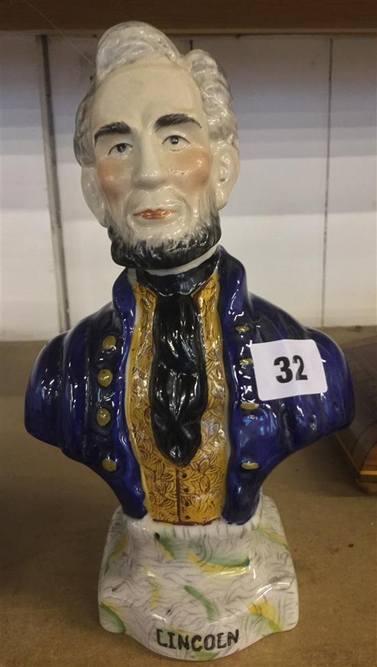 Staffs figure of Lincoln